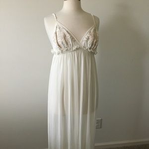 White intimates gown